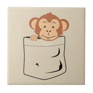 Monkey in pocket tile
