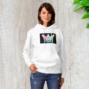 Monkey In Spotlights Womens Hoodie