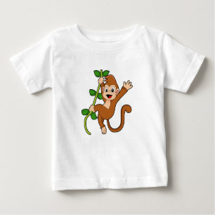 Monkey in the Jungle Baby T-Shirt