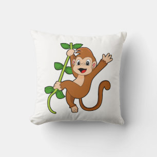 Monkey in the Jungle Cushion