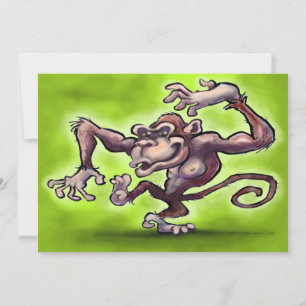 Monkey Invitation