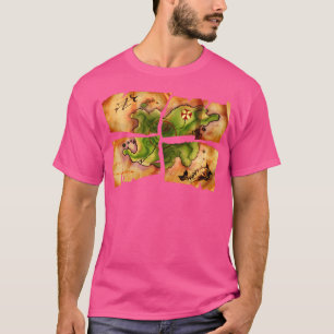 Monkey Island Special Edition Four Map Pieces Game T-Shirt