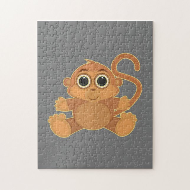 Monkey Jigsaw Puzzle (Vertical)