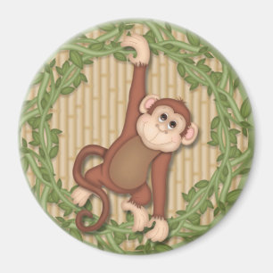 Monkey Jungle Magnets Locker Magnet File Cabinet