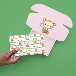 Monkey Jungle Tissue Paper