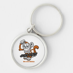 monkey  just a boy  key ring
