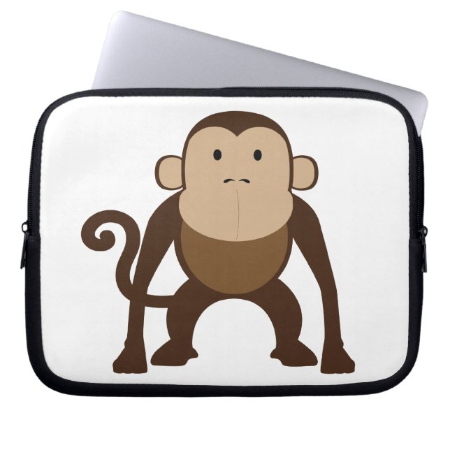 Monkey Laptop Sleeve (Front)