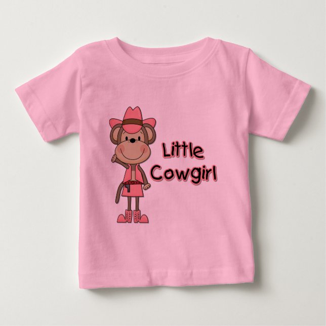 Monkey Little Cowgirl Tshirts and Gifts (Front)