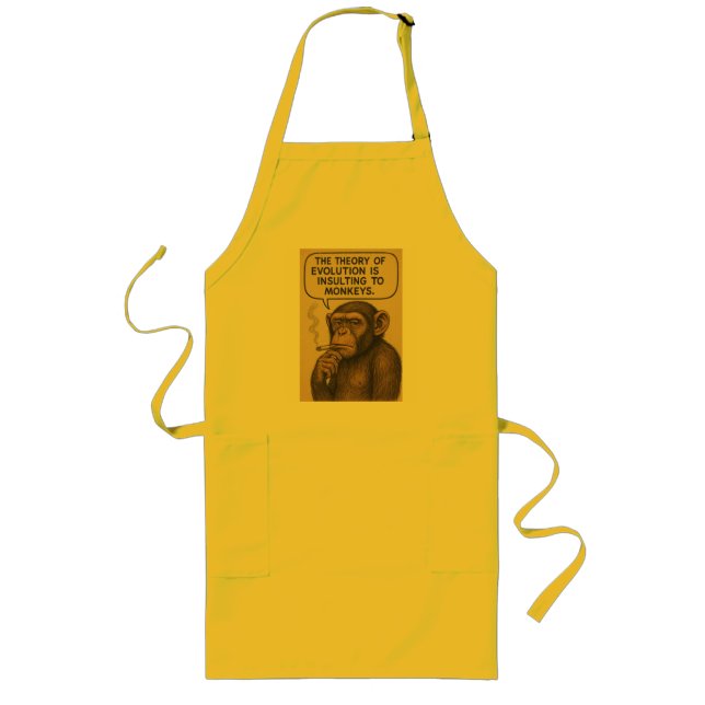 Monkey Long Apron (Front)