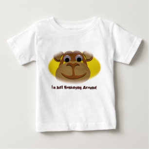 Monkey Long Sleeve Shirt For Toddlers