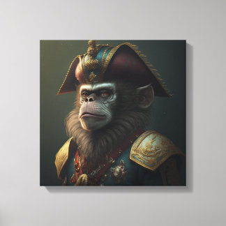 Monkey lord canvas print