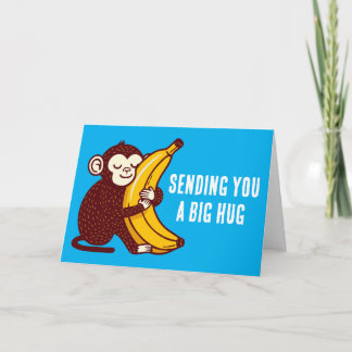 Monkey Love Banana Card
