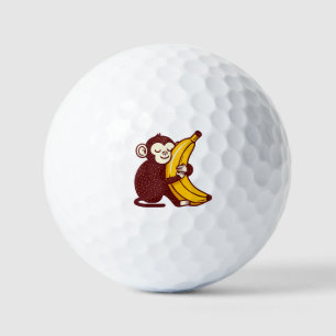 Monkey Love Banana Golf Balls