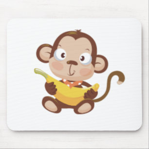 Monkey Love Mouse Pad