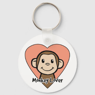 Monkey Lover Key Ring
