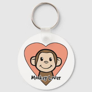 Monkey Lover Key Ring