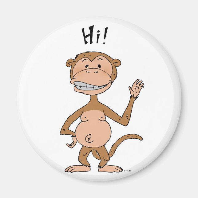 Monkey magnet (Front)