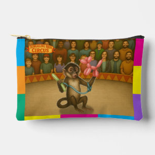 Monkey making balloon animals accessory pouch