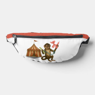Monkey making balloon animals Print Cut Sew Bag