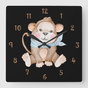 Monkey Mike Wall Clock