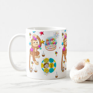 Monkey Mug Happy Birthday Mug