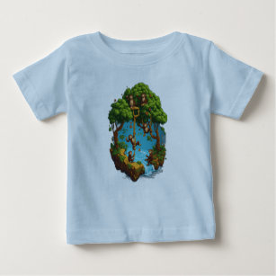 Monkey Oasis Baby T-Shirt