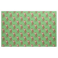 Monkey on a Vine Design Fabric