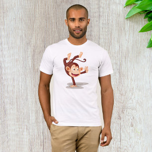 Monkey On One Hand Mens T-Shirt
