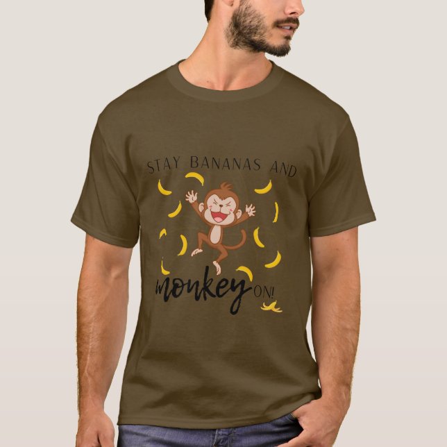 Monkey on T-Shirt (Front)