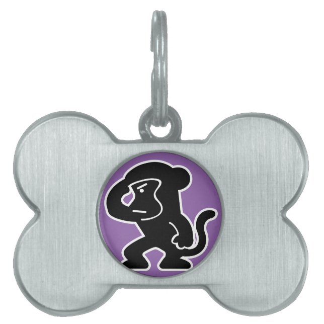 Monkey Pet Tag (Front)