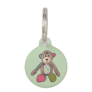 monkey  pet tag