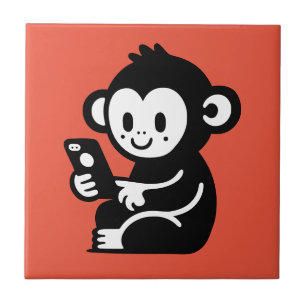 Monkey Phone Tile