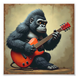 Monkey Photo Print