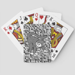 Monkey Playing Card Deck