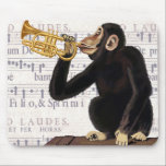 Monkey Playing Trumpet Mouse Pad<br><div class="desc">Children's</div>
