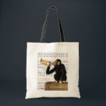Monkey Playing Trumpet Tote Bag<br><div class="desc">Children's</div>