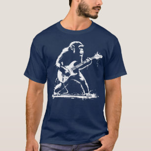 monkey plays the guitar T-Shirt