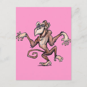 Monkey Postcard