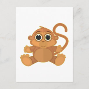 Monkey Postcard