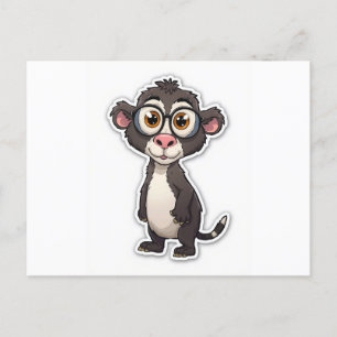 monkey postcard