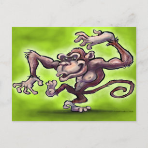 Monkey Postcard