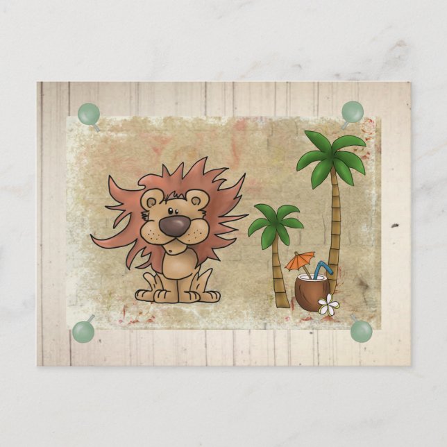 monkey postcard (Front)