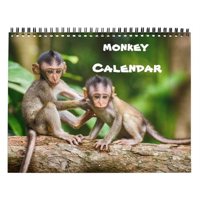 Monkey Primate Vine Welcome Home Destiny Destiny'S Calendar (Cover)