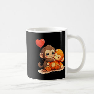 Monkey punch baby cute baby funny animal big love coffee mug