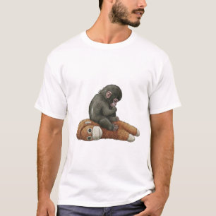 Monkey Punch, Baby Monkey Orangutan Hug  T-Shirt