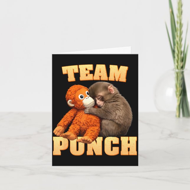 Monkey punch team punch  card (Front)