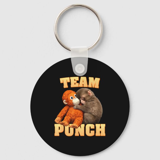 Monkey punch team punch  key ring (Front)