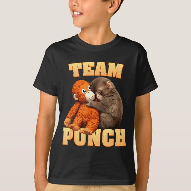 Monkey punch team punch  T-Shirt (Front)