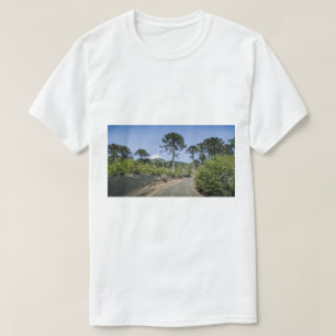 Monkey puzzle trees near volcano in chile T-Shirt