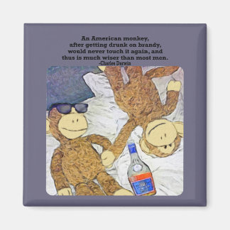Monkey quote magnet